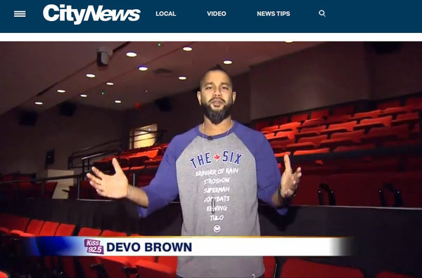 THE SIX TEE x DEVO BROWN ON CITYNEWS
