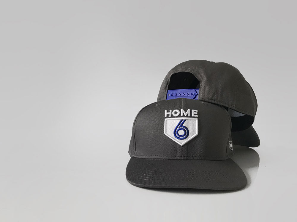 6 is Home Snapback (Grey) - LOYAL to a TEE