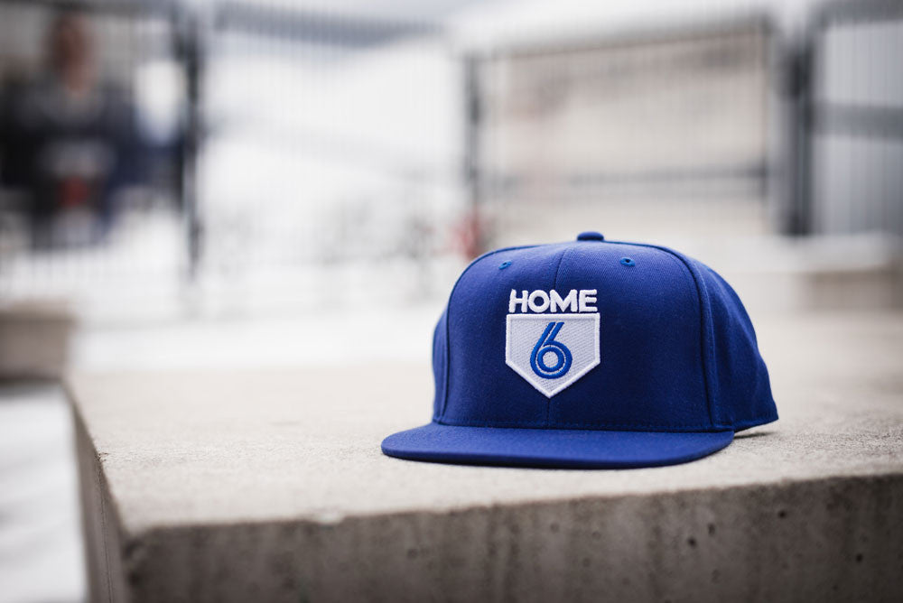 6 is Home Snapback (Blue) - LOYAL to a TEE