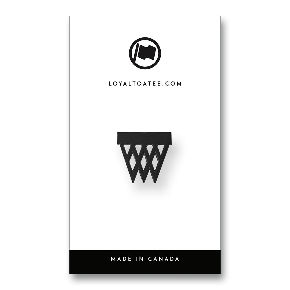 Hoops Pin (Black) - LOYAL to a TEE
