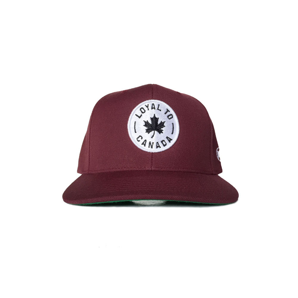 LOYAL to CANADA Snapback (Burgundy) - LOYAL to a TEE