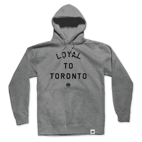 LOYAL to TORONTO Unisex French Terry Hoodie (Heather Navy)