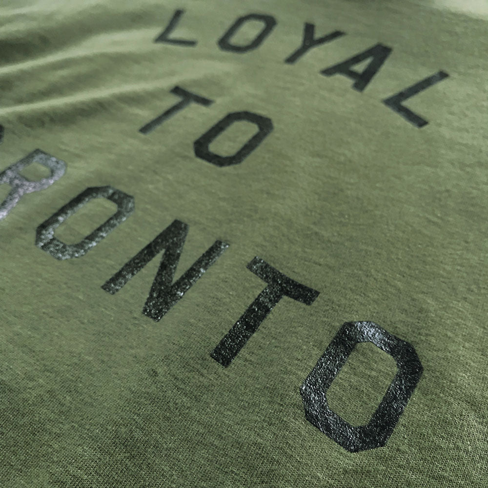 LOYAL to TORONTO Unisex Tee (Olive) - LOYAL to a TEE