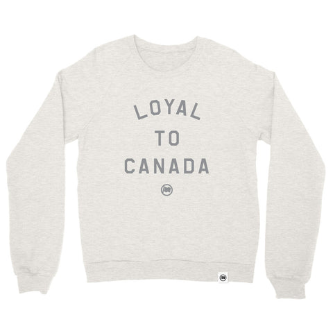 LOYAL to CANADA Unisex French Terry Hoodie (Charcoal Heather)