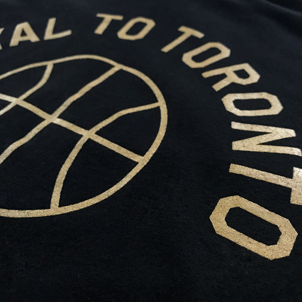 LOYAL to TORONTO Basketball Unisex Tee (Black) - LOYAL to a TEE