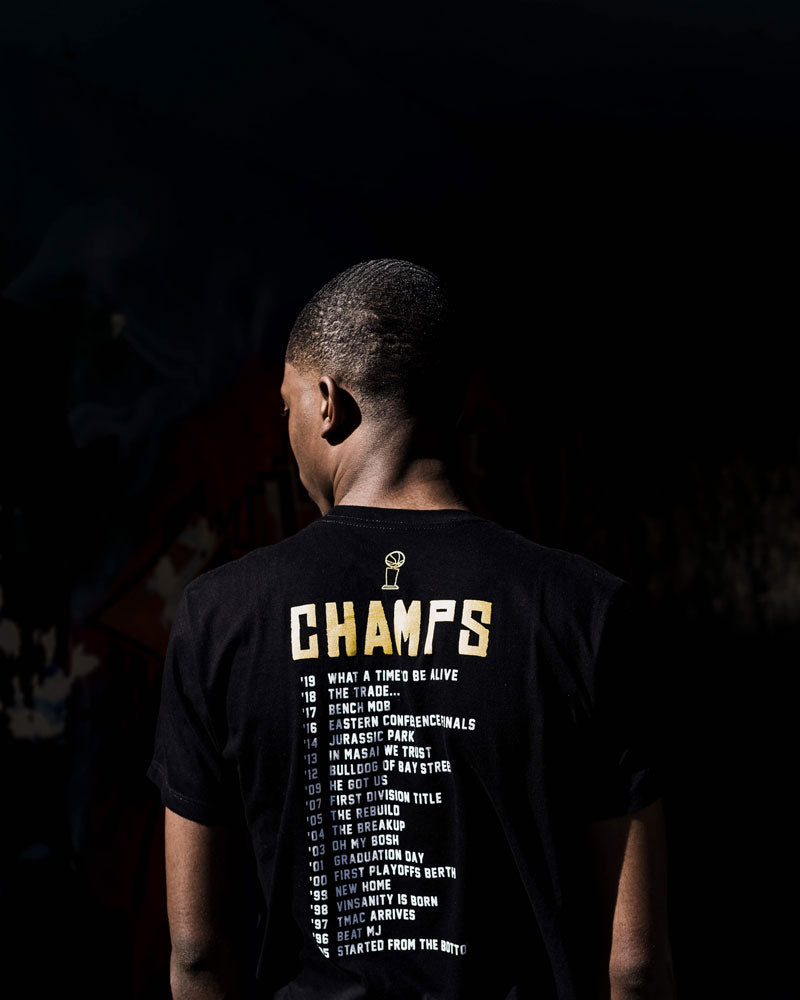Toronto CHAMPS Unisex Tee (Black) - LOYAL to a TEE