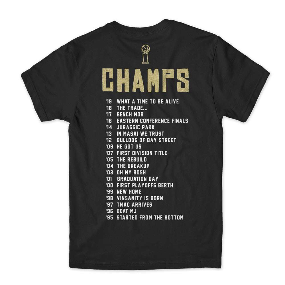 Toronto CHAMPS Unisex Tee (Black) - LOYAL to a TEE