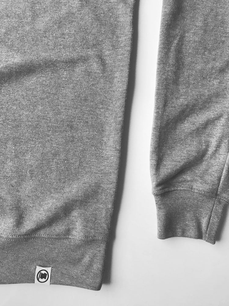 Toronto Puff Unisex French Terry Sweater (Heather Grey) - LOYAL to a TEE