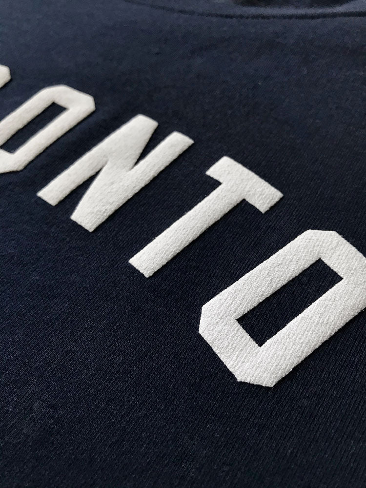 Toronto Puff Unisex French Terry Sweater (Navy) - LOYAL to a TEE