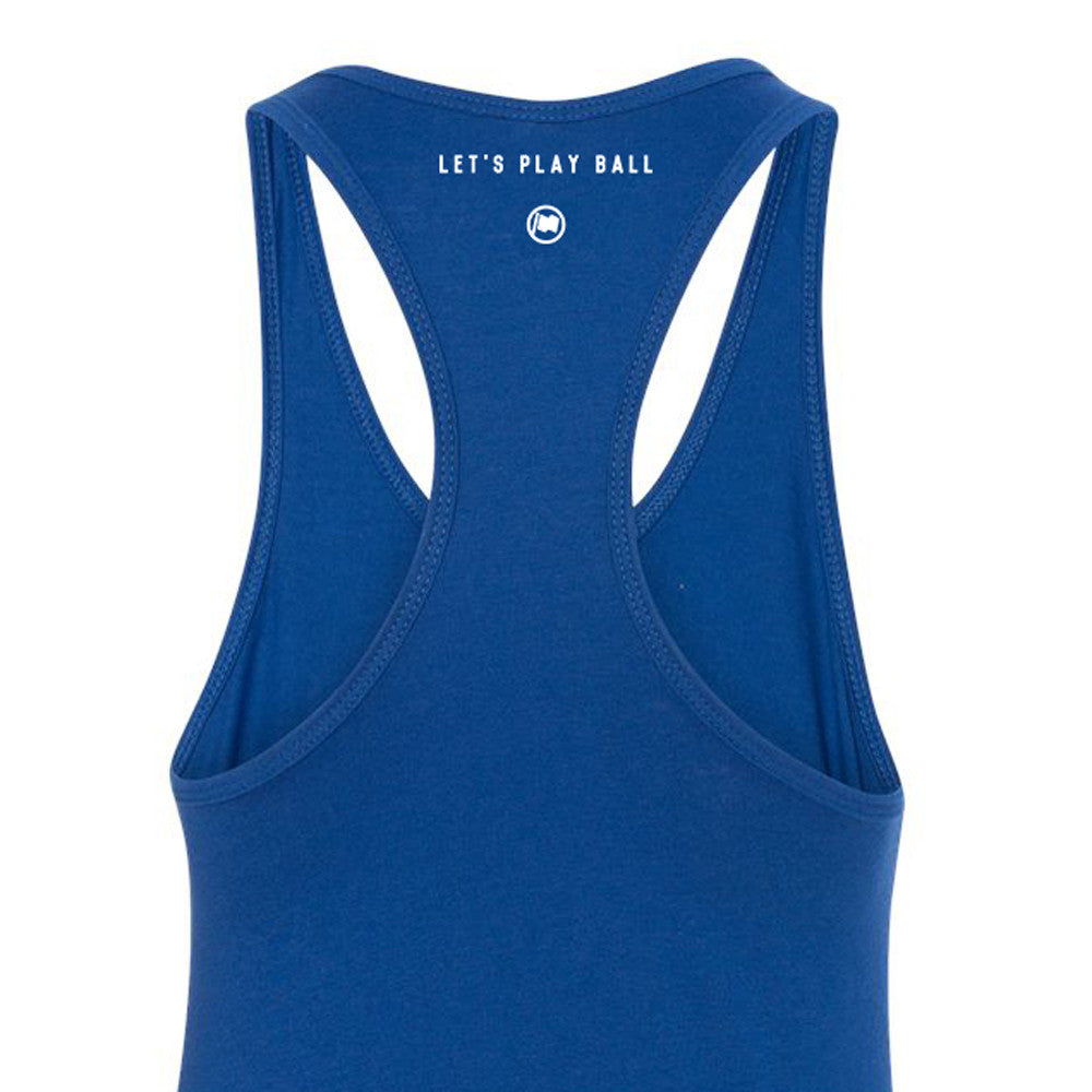 Baseball Babe Women's Racerback Tank (Blue) - LOYAL to a TEE