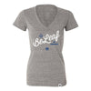 BeLeaf Women's Deep V (Grey Triblend) - LOYAL to a TEE