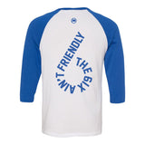 6 is Home Unisex 3/4 Sleeve Tee (White/Blue) - LOYAL to a TEE