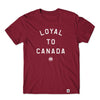 LOYAL to CANADA Unisex Tee (Burgundy) - LOYAL to a TEE