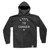 LOYAL to CANADA Unisex French Terry Hoodie (Charcoal Heather) - LOYAL to a TEE