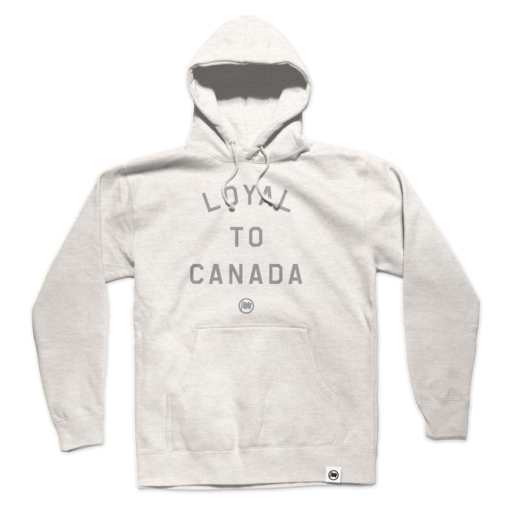 LOYAL to CANADA Unisex French Terry Hoodie (Oatmeal) - LOYAL to a TEE