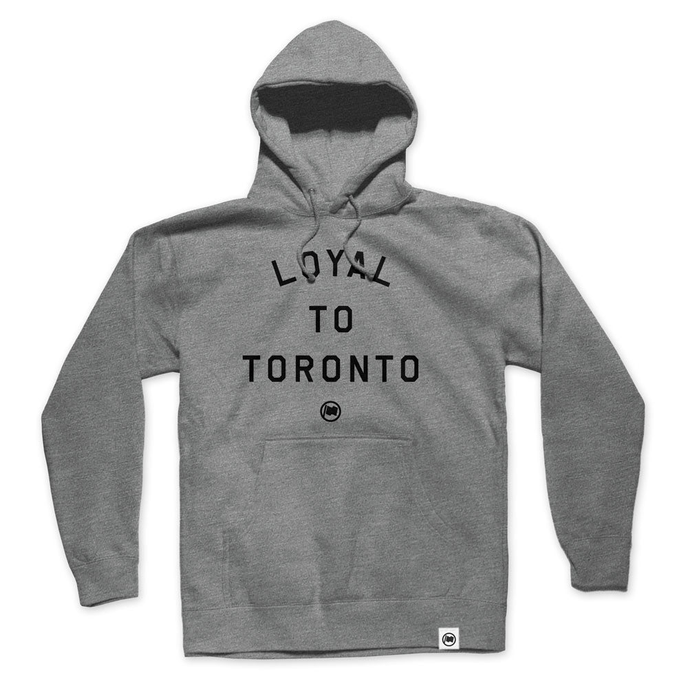 LOYAL to TORONTO Unisex French Terry Hoodie (Heather Grey) - LOYAL to a TEE