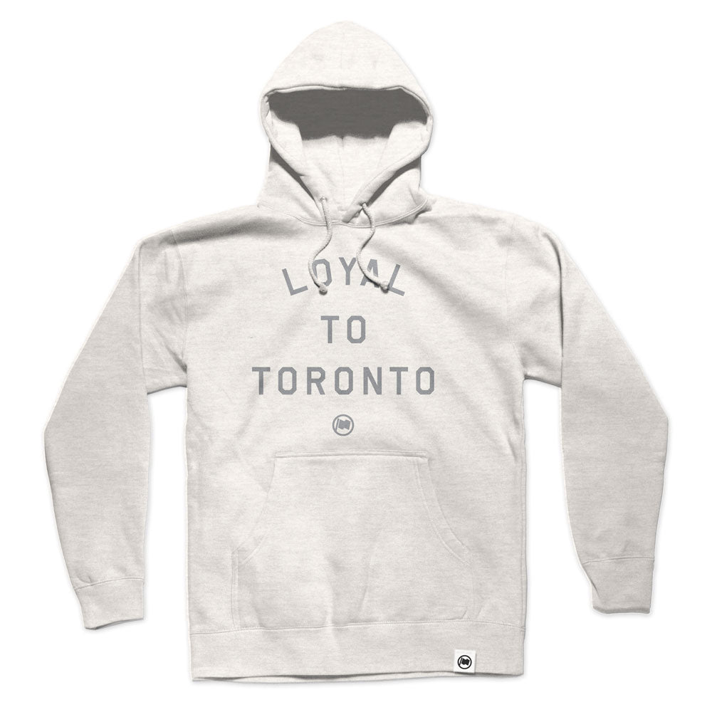 LOYAL to TORONTO Unisex French Terry Hoodie (Heather Oatmeal) - LOYAL to a TEE