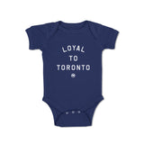 LOYAL to TORONTO Baby Onesie (Navy) - LOYAL to a TEE