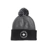 LOYAL to TORONTO Pom Knit (Dark Heather Grey/Black) - LOYAL to a TEE