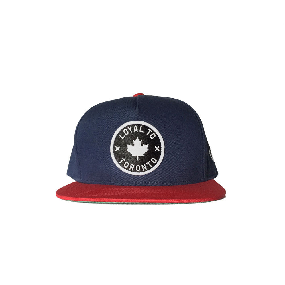 LOYAL to TORONTO Snapback (Navy/Canadian Red) - LOYAL to a TEE