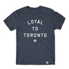LOYAL to TORONTO Unisex Tee (Heather Navy) - LOYAL to a TEE