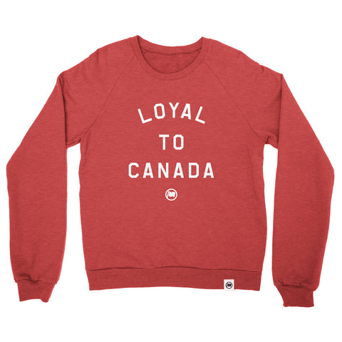 LOYAL to CANADA Unisex French Terry Hoodie (Oatmeal)