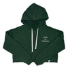 LOYAL to TORONTO Pocket Women's Cropped Hoodie (Forest Green) - LOYAL to a TEE