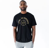 LOYAL to TORONTO Basketball Unisex Tee (Black) - LOYAL to a TEE