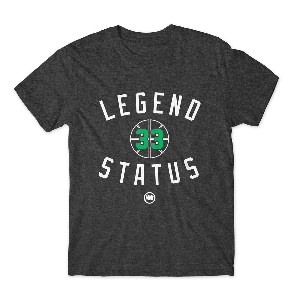 Legend Larry33 Tee (Charcoal Heather) - LOYAL to a TEE