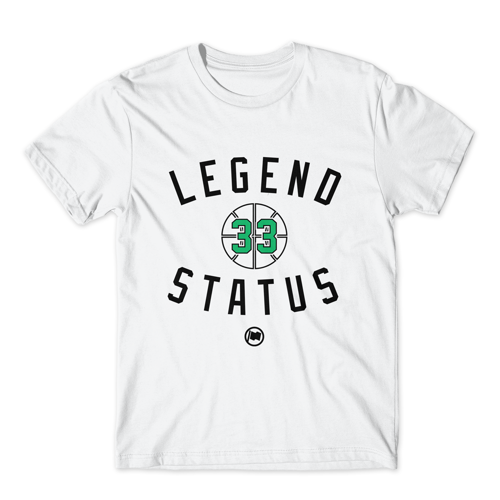 Legend Larry33 Tee (White) - LOYAL to a TEE