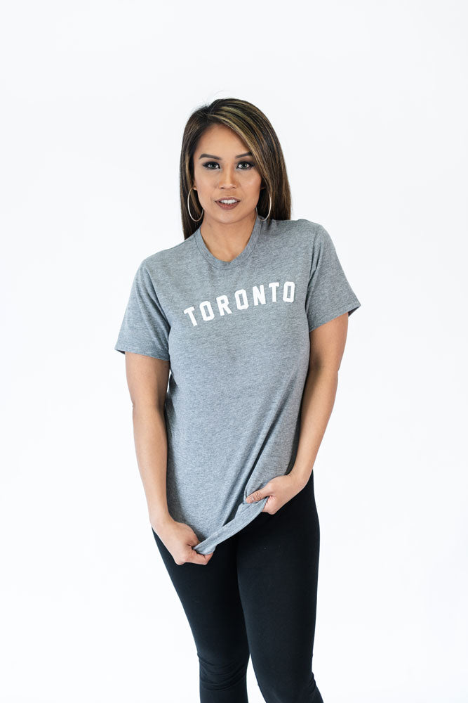 Toronto Puff Unisex Tee (Heather Graphite) - LOYAL to a TEE