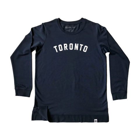 Toronto Puff Unisex French Terry Sweater (Heather Grey)