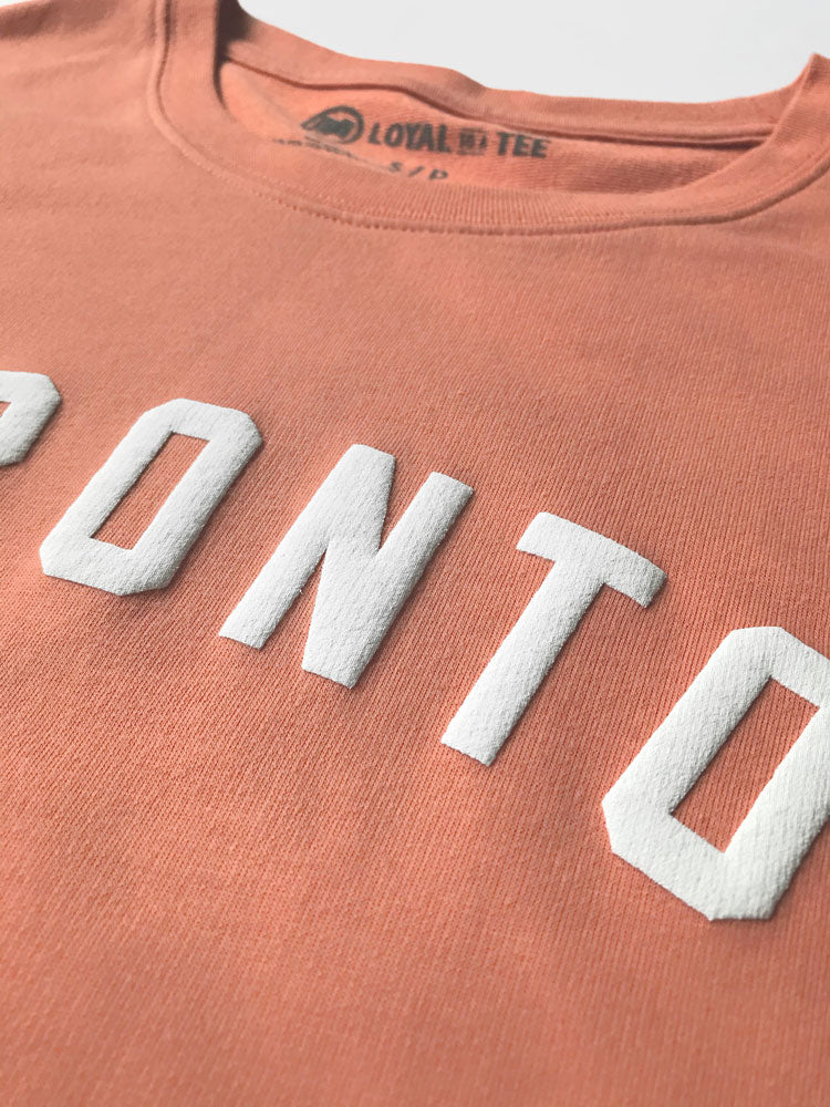 Toronto Puff Unisex French Terry Sweater (Peach) - LOYAL to a TEE