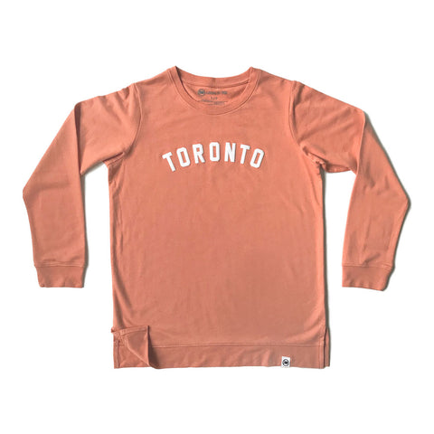 Toronto Puff Unisex French Terry Sweater (Heather Grey)