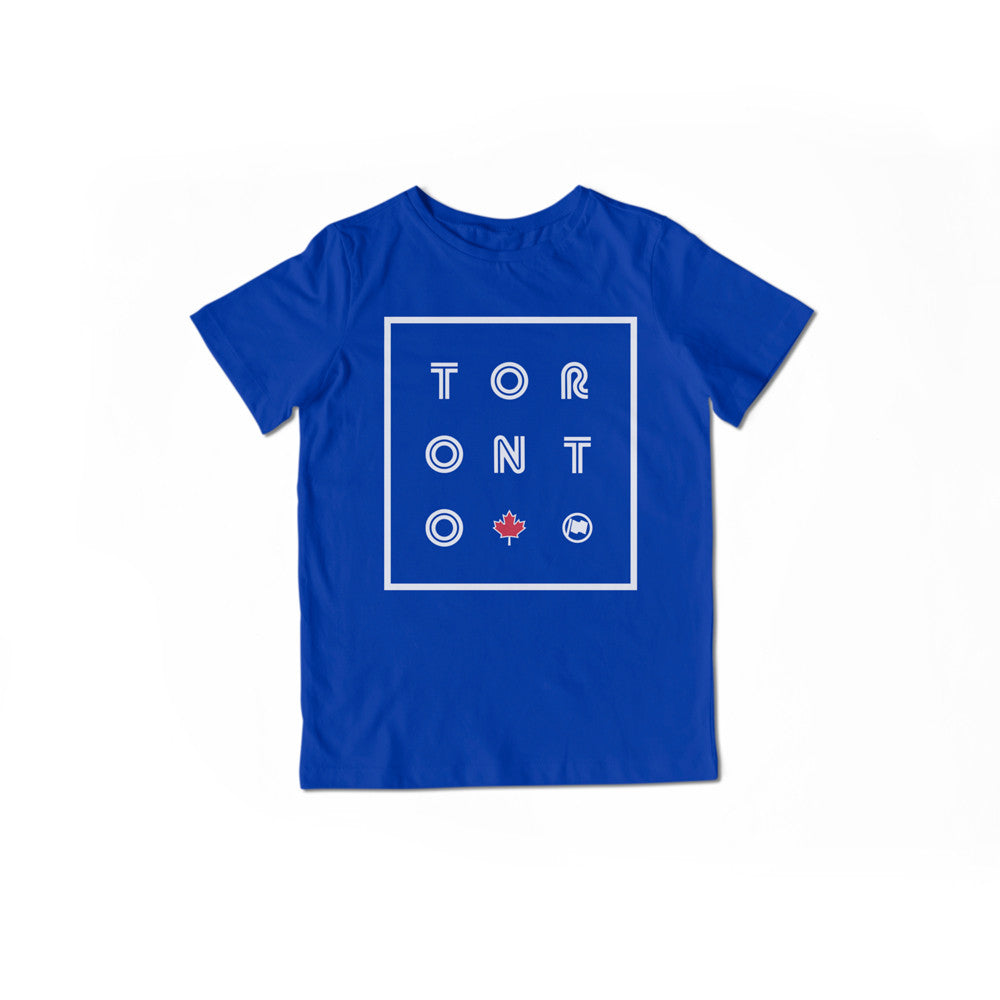 Toronto Unisex Kids Tee (Blue) - LOYAL to a TEE