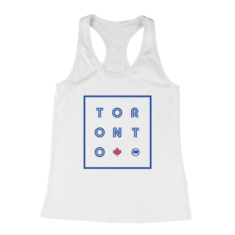 LOYAL to TORONTO Women's Racerback Tank (Heather Grey Triblend)